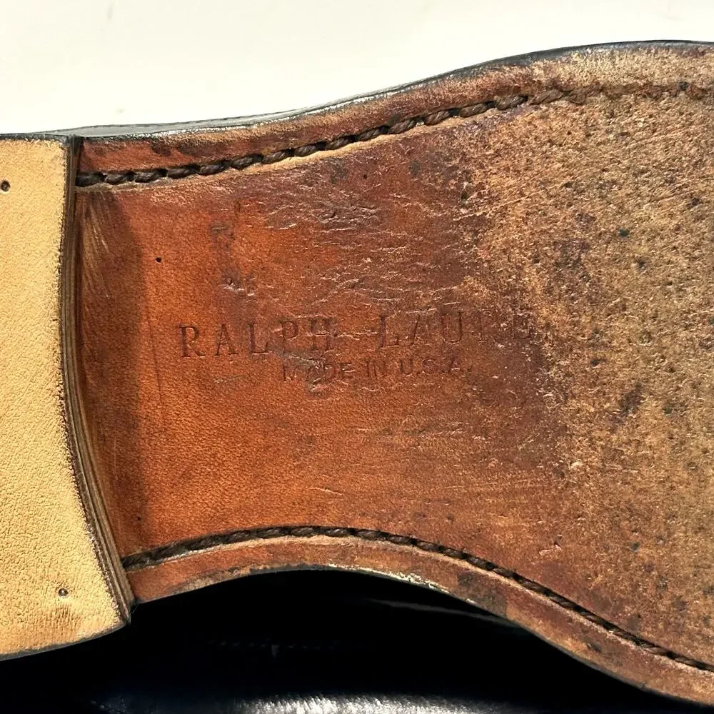 NEW HEELS Allen Edmonds x Polo Ralph Lauren Sanderson Longwing Derby MiUSA 7.5 D